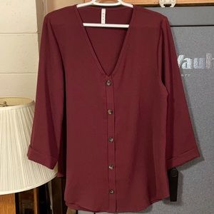 Maroon blouse